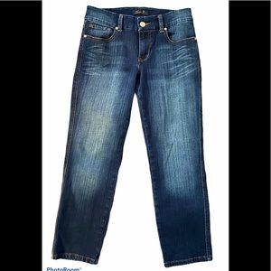Seven7 Crop Jeans Wide Waistband